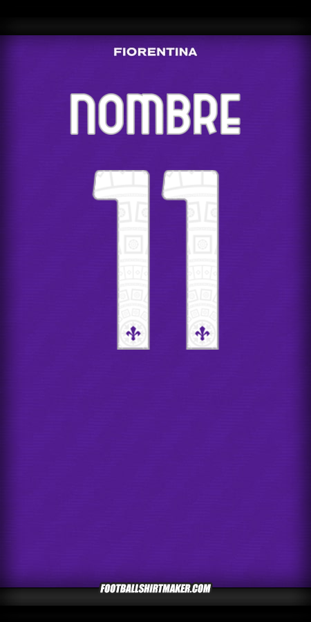 Jersey Fiorentina Cup 2025/2026 -  nombre - 11