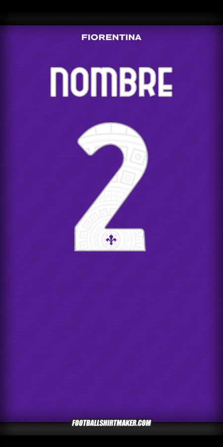 Camiseta Fiorentina Cup 2025/2026 -  nombre - 2