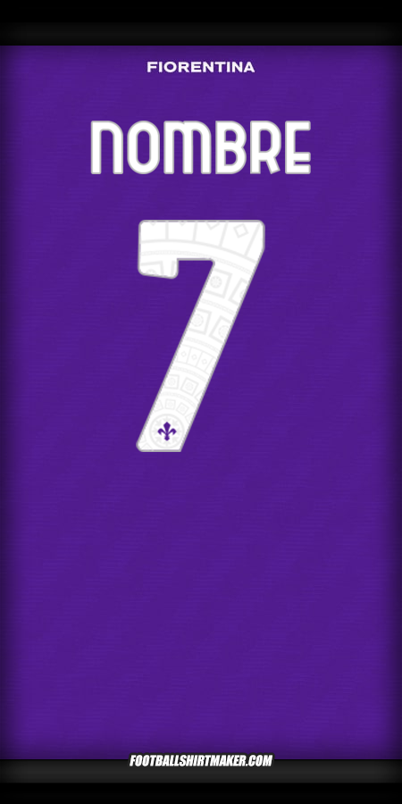Jersey Fiorentina Cup 2025/2026 -  nombre - 7
