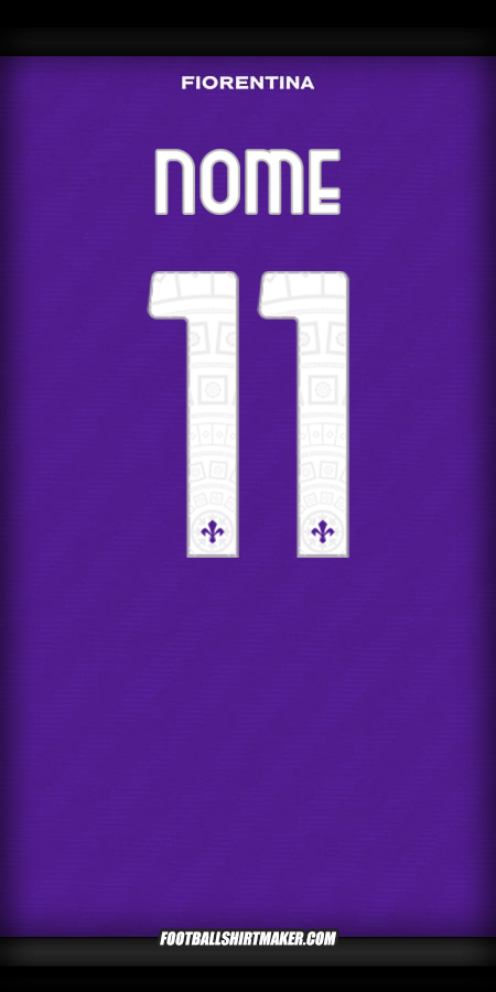 Camisola Fiorentina Cup 2025/2026 -  nome - 11