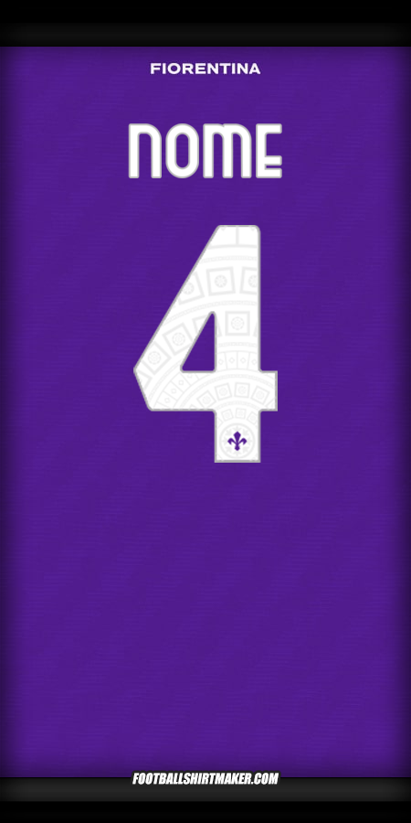 Maglia Fiorentina Cup 2025/2026 -  nome - 4