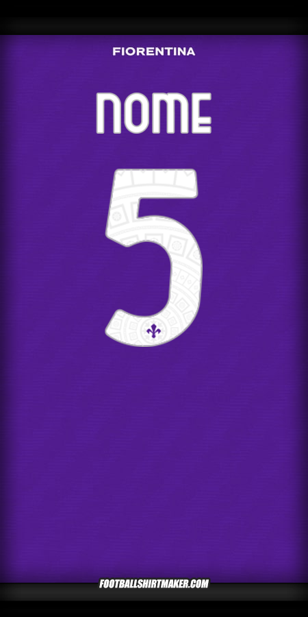 Camisa Fiorentina Cup 2025/2026 -  nome - 5