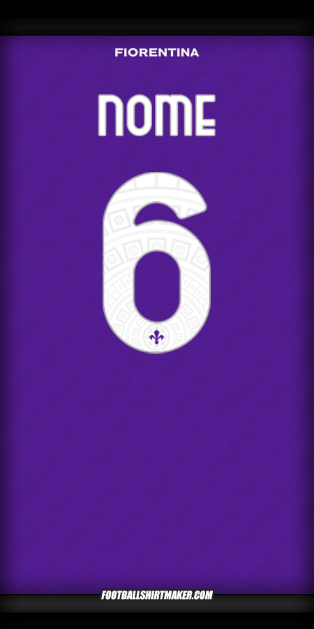 Camisa Fiorentina Cup 2025/2026 -  nome - 6