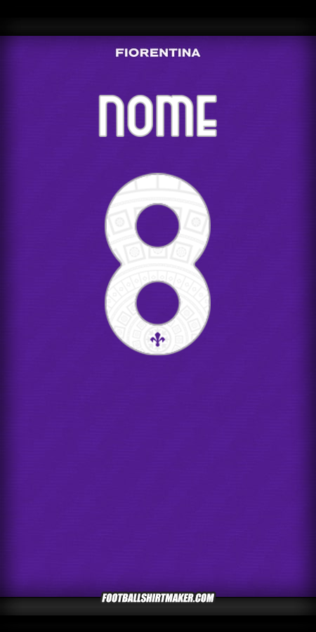 Camisa Fiorentina Cup 2025/2026 -  nome - 8