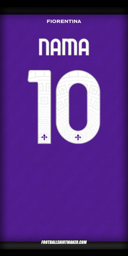 Jersey Fiorentina Cup 2025/2026 -  nama - 10