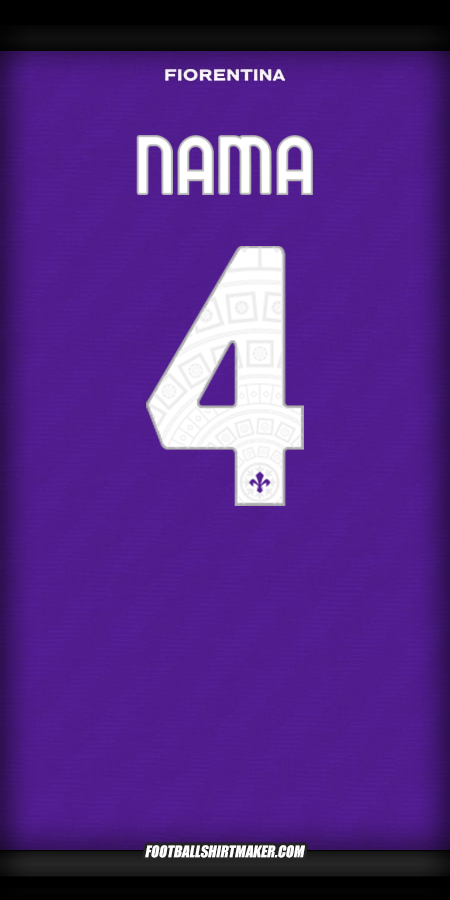 Jersey Fiorentina Cup 2025/2026 -  nama - 4