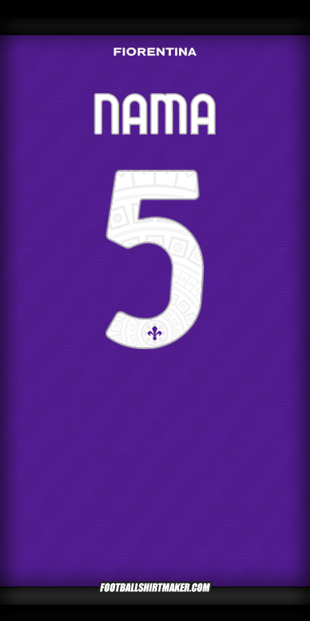 Jersey Fiorentina Cup 2025/2026 -  nama - 5