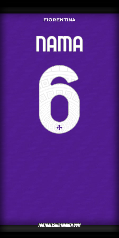 Jersey Fiorentina Cup 2025/2026 -  nama - 6
