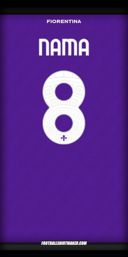 Jersey Fiorentina Cup 2025/2026 -  nama - 8