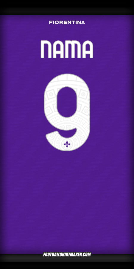 Jersey Fiorentina Cup 2025/2026 -  nama - 9
