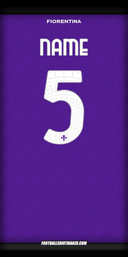 Trikot Fiorentina Cup 2025/2026 -  name - 5