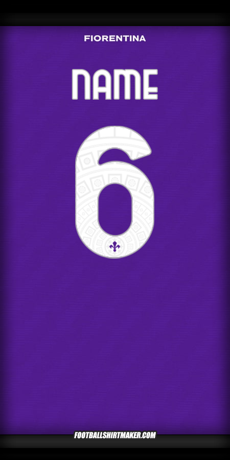 Jersey Fiorentina Cup 2025/2026 -  name - 6