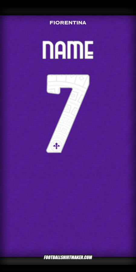 Jersey Fiorentina Cup 2025/2026 -  name - 7