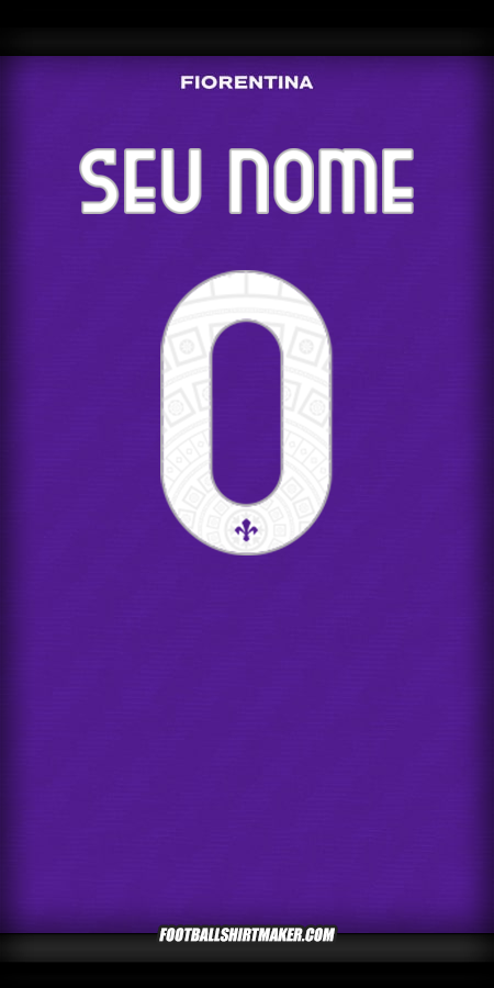 Camisa Fiorentina Cup 2025/2026 -  seu nome - 0