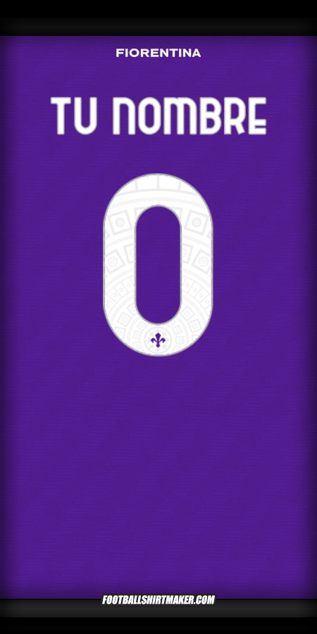 Jersey Fiorentina 2025/2026 Cup -  tu nombre - 0