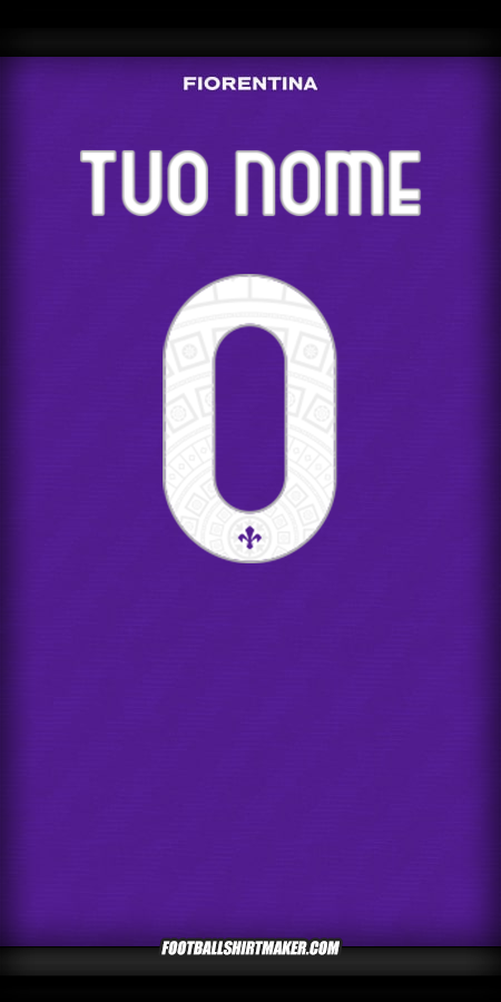 Maglia Fiorentina Cup 2025/2026 -  tuo nome - 0