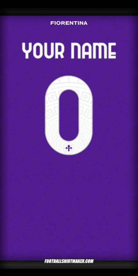 Shirt Fiorentina 2025/2026 Cup -  your name - 0