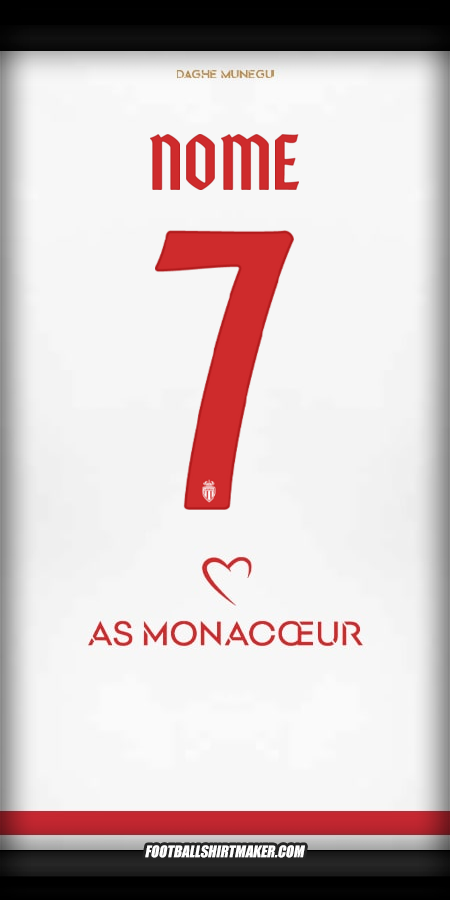 Maglia As Monaco Cup 2025/2026 -  nome - 7