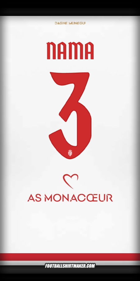 Jersey As Monaco Cup 2025/2026 -  nama - 3
