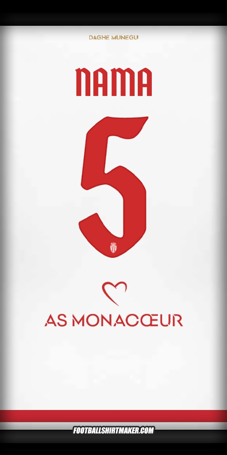 Jersey As Monaco Cup 2025/2026 -  nama - 5