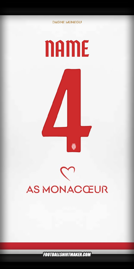Shirt As Monaco Cup 2025/2026 -  name - 4