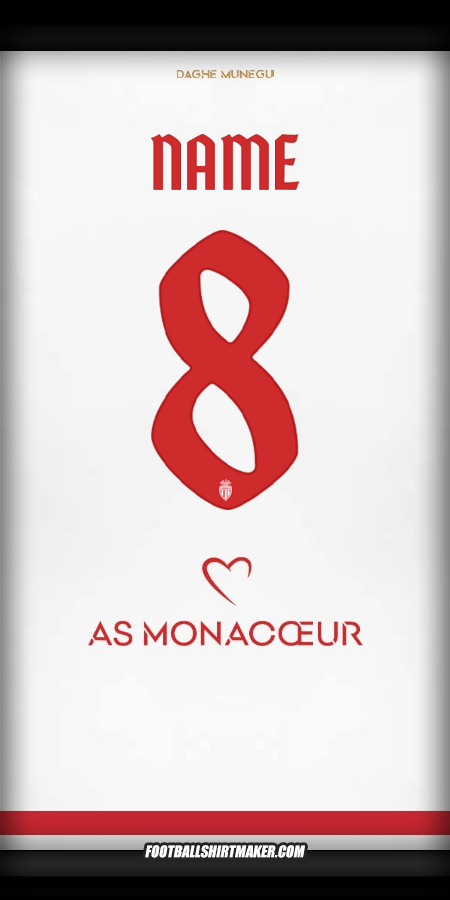 Shirt As Monaco Cup 2025/2026 -  name - 8
