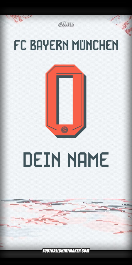Trikot FC Bayern Munchen 2025/2026 Auswärts -  dein name - 0