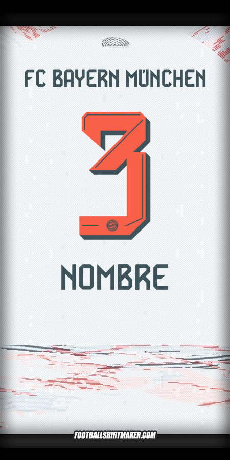 Camiseta FC Bayern Munchen 2025/2026 Visita -  nombre - 3