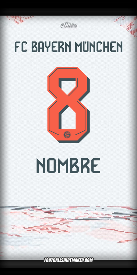 Camiseta FC Bayern Munchen 2025/2026 Visita -  nombre - 8