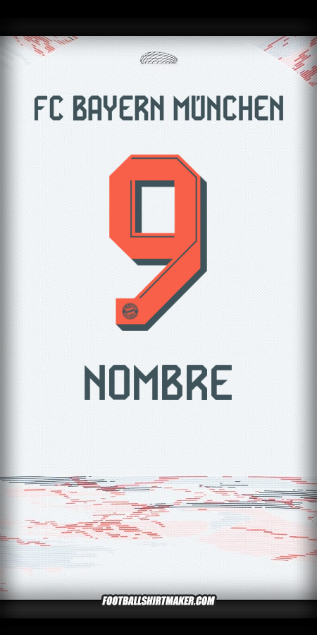 Camiseta FC Bayern Munchen 2025/2026 Visita -  nombre - 9