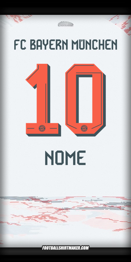 Maglia FC Bayern Munchen 2025/2026 Seconda -  nome - 10