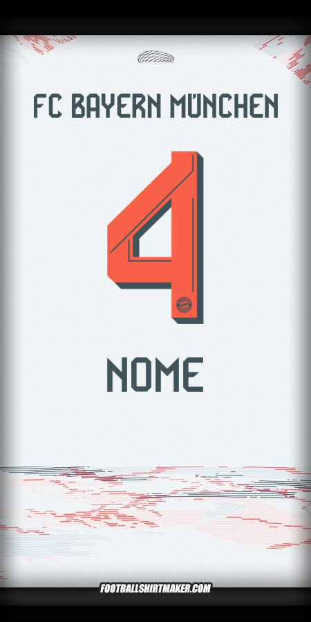 Maglia FC Bayern Munchen 2025/2026 Seconda -  nome - 4