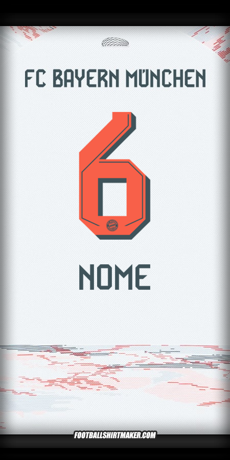 Maglia FC Bayern Munchen 2025/2026 Seconda -  nome - 6