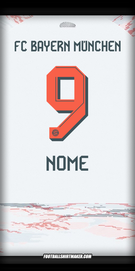 Camisola FC Bayern Munchen 2025/2026 Alternativa -  nome - 9
