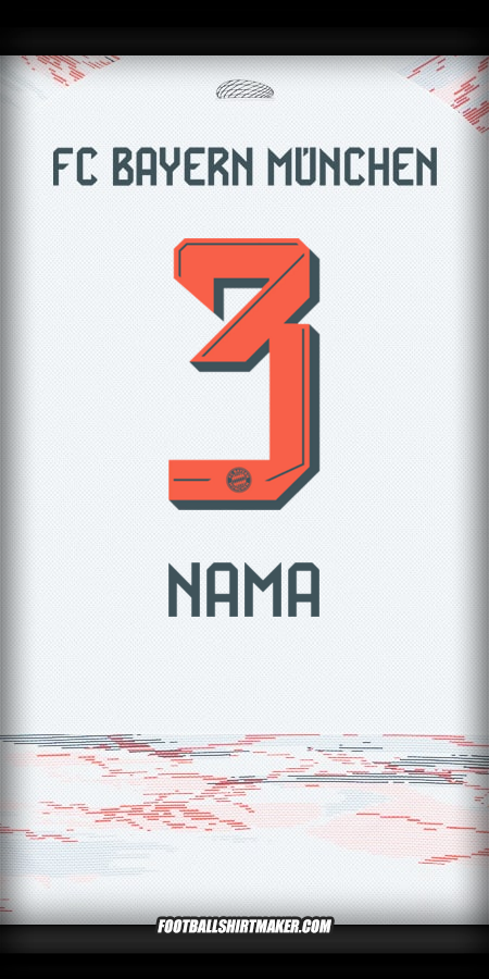 Jersey FC Bayern Munchen 2025/2026 Alternatif -  nama - 3