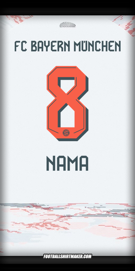 Jersey FC Bayern Munchen 2025/2026 Alternatif -  nama - 8