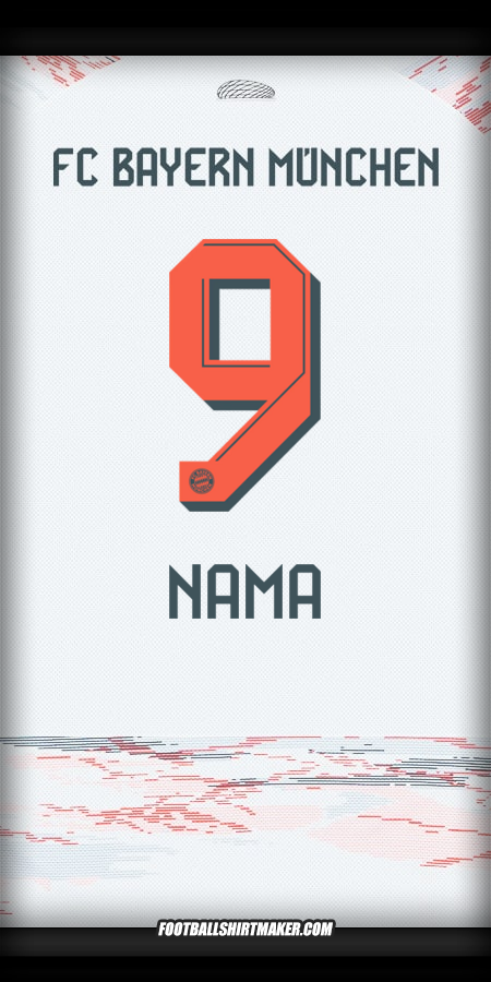 Jersey FC Bayern Munchen 2025/2026 Alternatif -  nama - 9