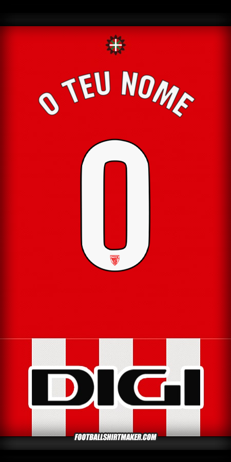 Camisola Athletic Club 2025/2026 -  o teu nome - 0