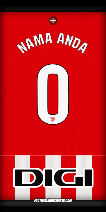 Jersey Athletic Club 2025/2026 -  nama anda - 0
