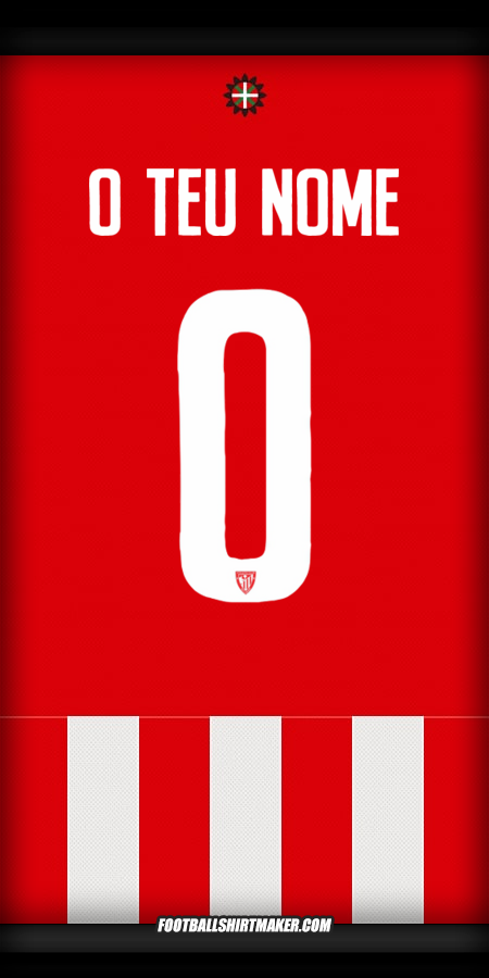 Camisola Athletic Club 2025/2026 Cup -  o teu nome - 0