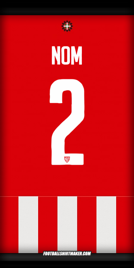 Maillot Athletic Club Cup 2025/2026 -  nom - 2