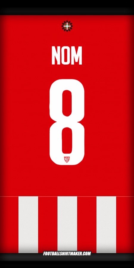 Maillot Athletic Club Cup 2025/2026 -  nom - 8