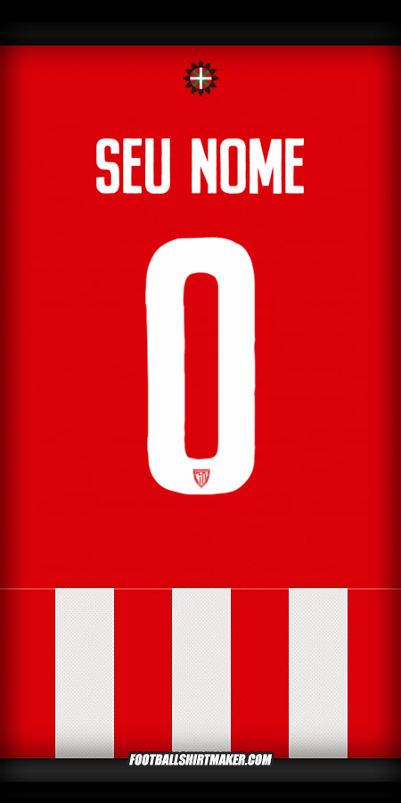 Camisa Athletic Club Cup 2025/2026 -  seu nome - 0