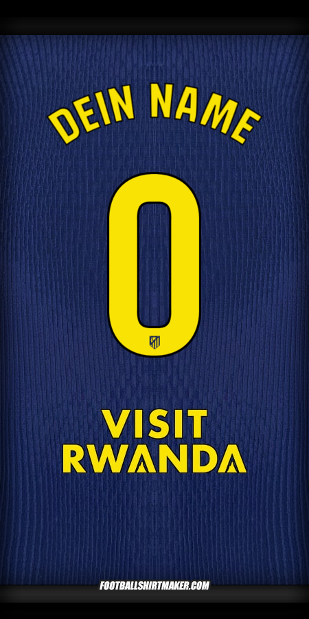 Trikot Atletico Madrid 2025/2026 II -  dein name - 0