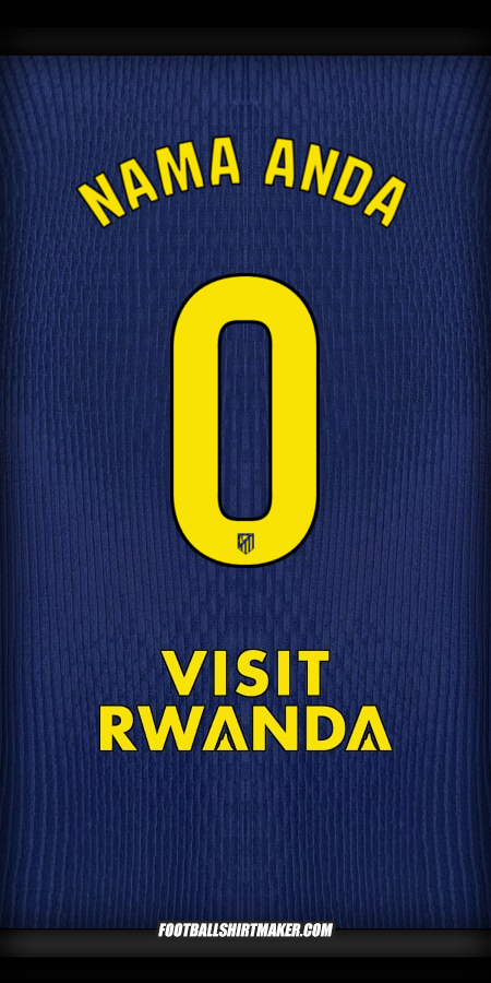 Jersey Atletico Madrid 2025/2026 II -  nama anda - 0