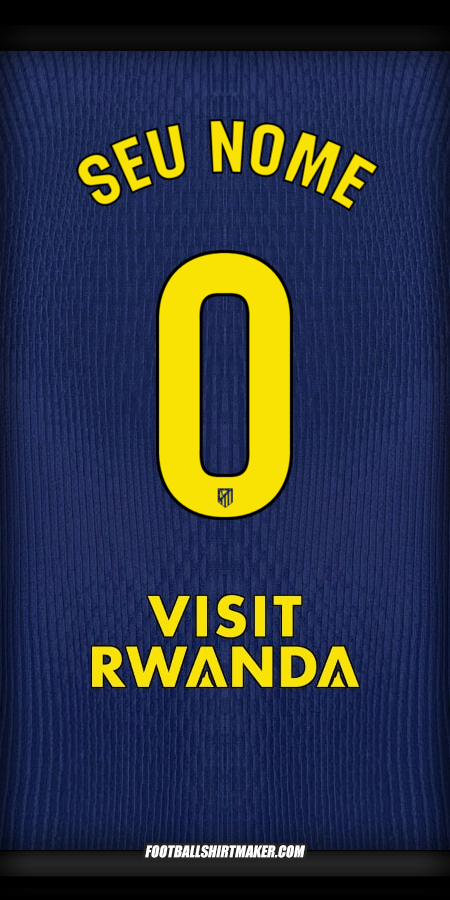 Camisa Atletico Madrid 2025/2026 II -  seu nome - 0