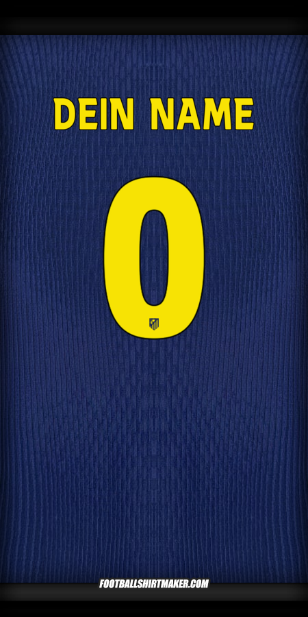 Trikot Atletico Madrid Cup 2025/2026 II -  dein name - 0