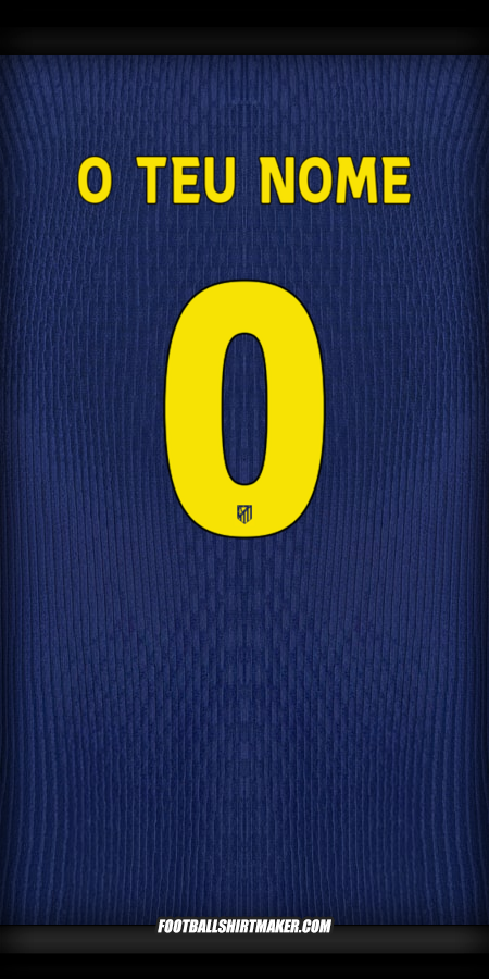 Camisola Atletico Madrid Cup 2025/2026 II -  o teu nome - 0