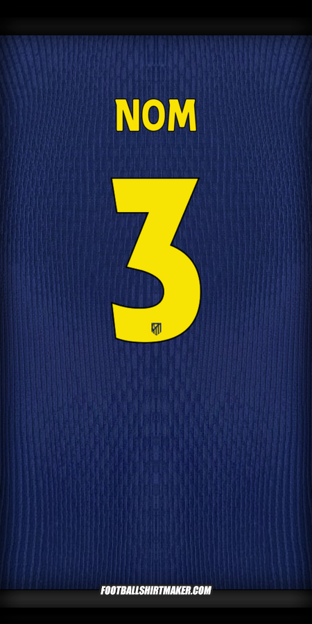 Maillot Atletico Madrid Cup 2025/2026 Extérieur -  nom - 3