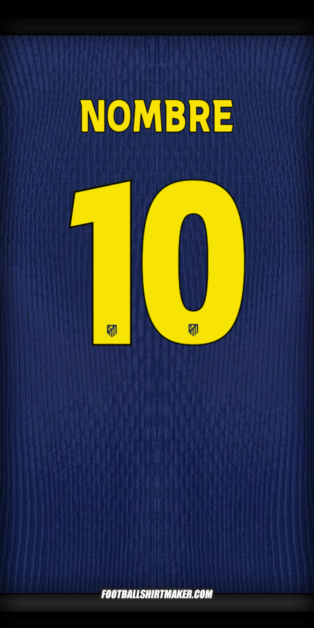 Jersey Atletico Madrid Cup 2025/2026 Visita -  nombre - 10
